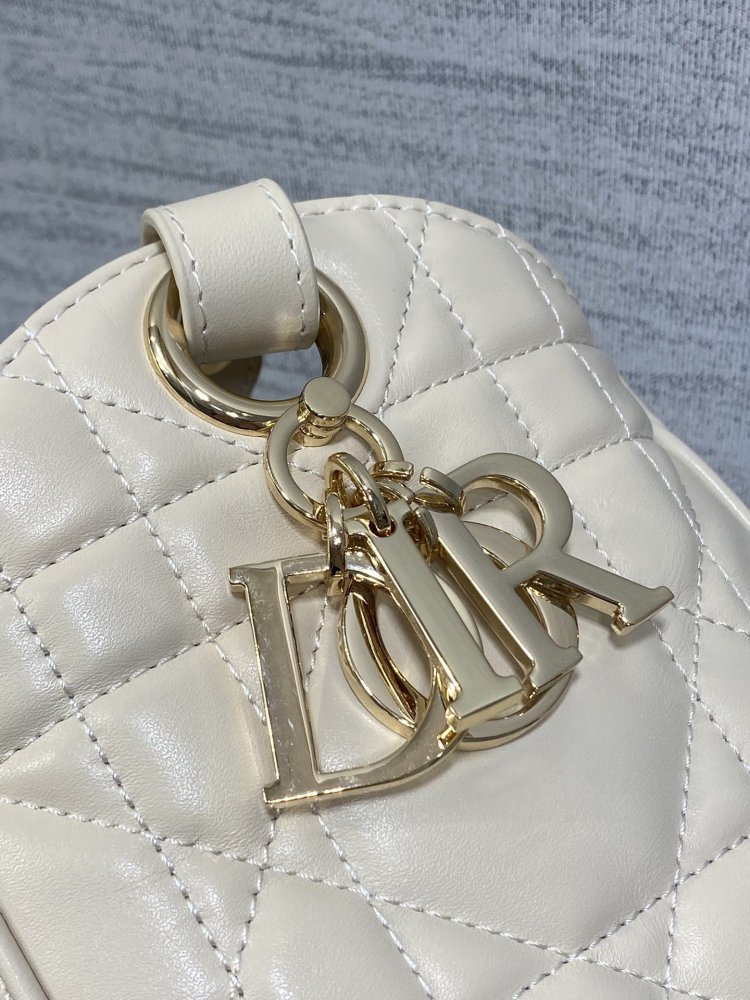 Сумка відро шкіряна Dior Caro 23 см фото 4