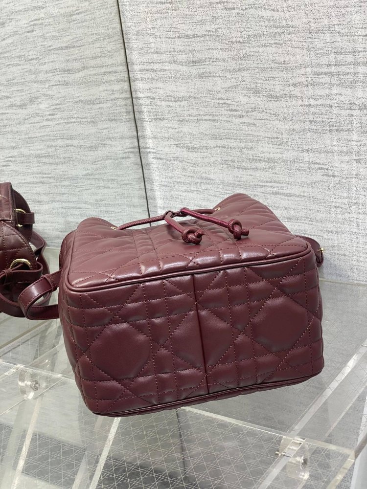 Сумка відро шкіряна Dior Caro 23 см фото 7