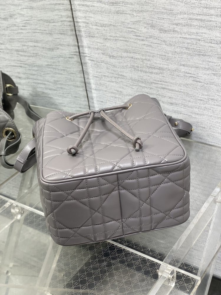 Сумка відро шкіряна Dior Caro 23 см фото 7