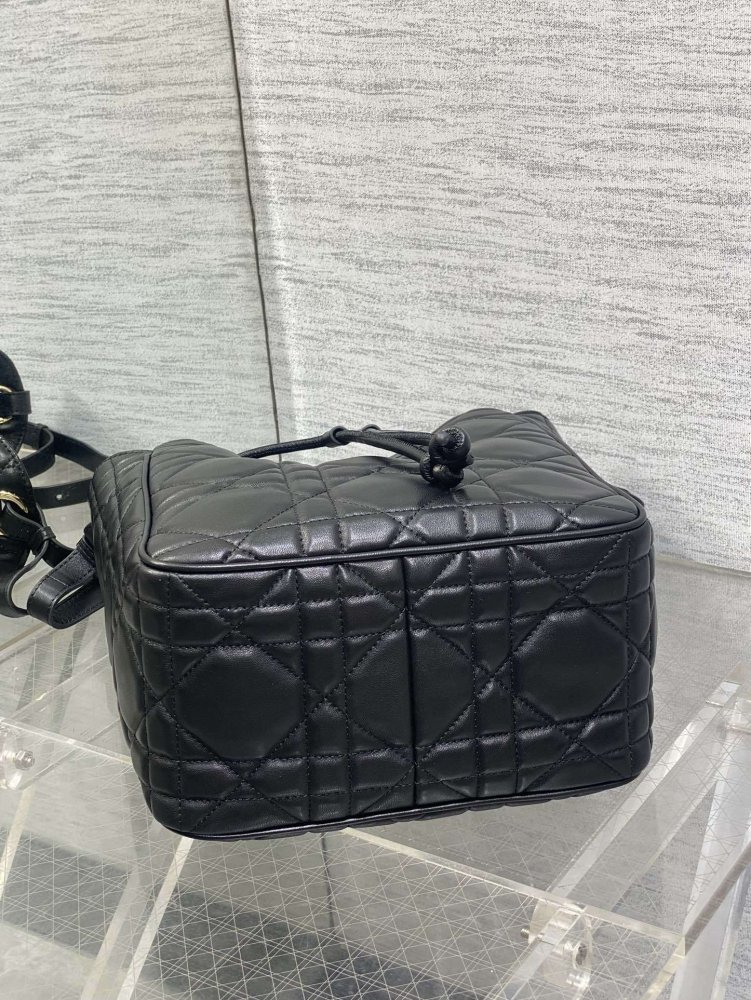 Сумка відро шкіряна Dior Caro 23 см фото 7