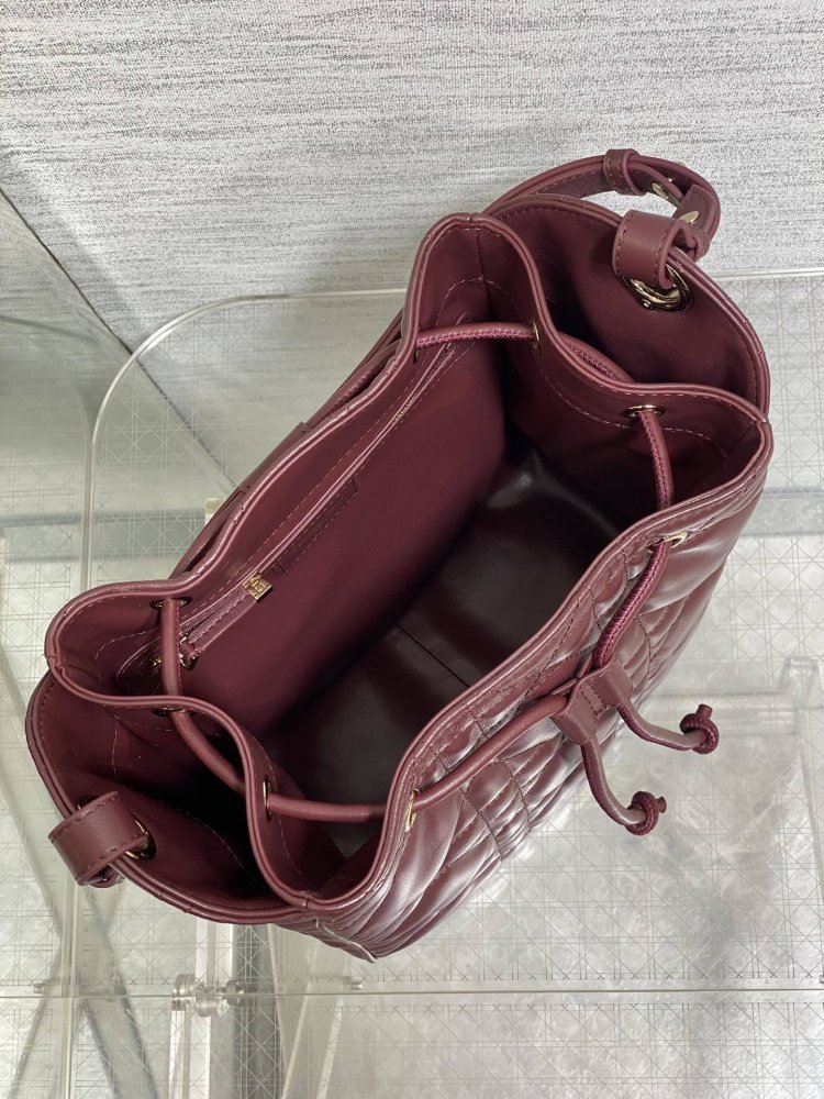 Сумка відро шкіряна Dior Caro 23 см фото 8