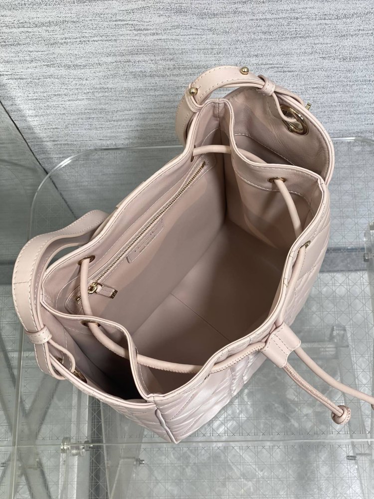 Сумка ведро кожаная Dior Caro 23 см фото 8