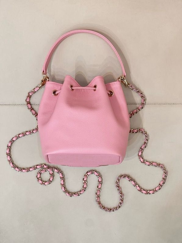 Сумка ведро mini кожаная 25B фото 2