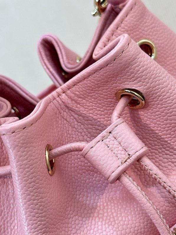 Сумка ведро mini кожаная 25B фото 3