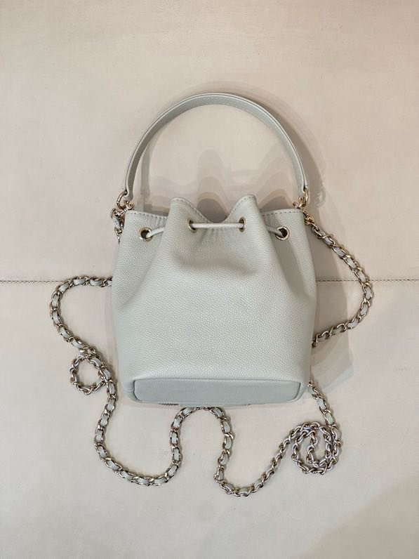 Сумка ведро mini кожаная 25B фото 3