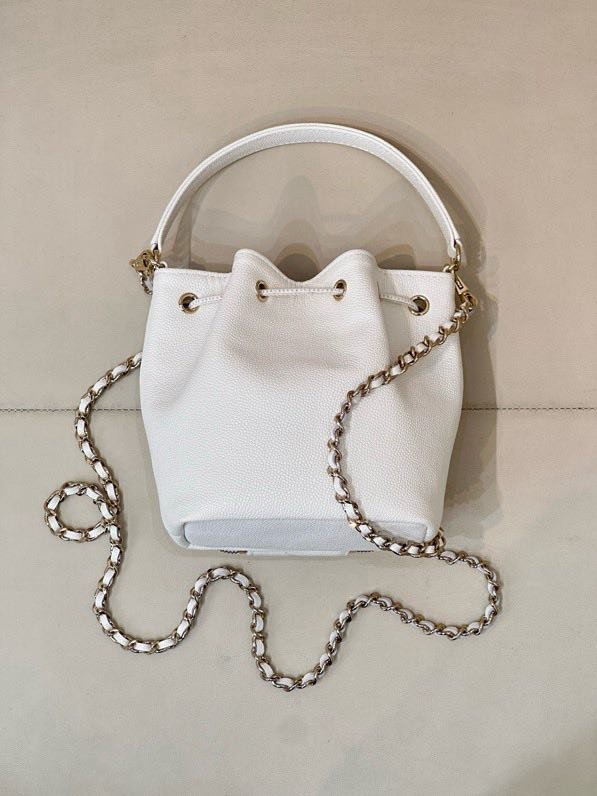 Сумка ведро mini кожаная 25B фото 3