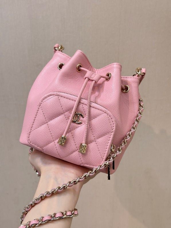 Сумка ведро mini кожаная 25B фото 7