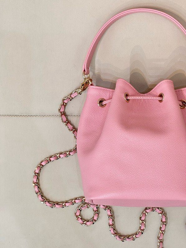 Сумка ведро mini кожаная 25B фото 8