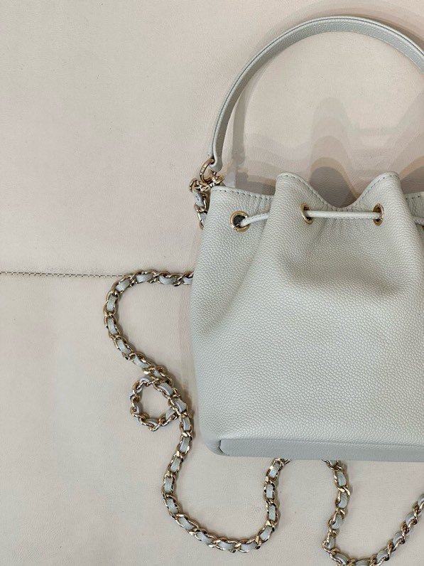 Сумка ведро mini кожаная 25B фото 8