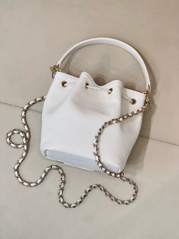 Сумка ведро mini кожаная 25B фото 8