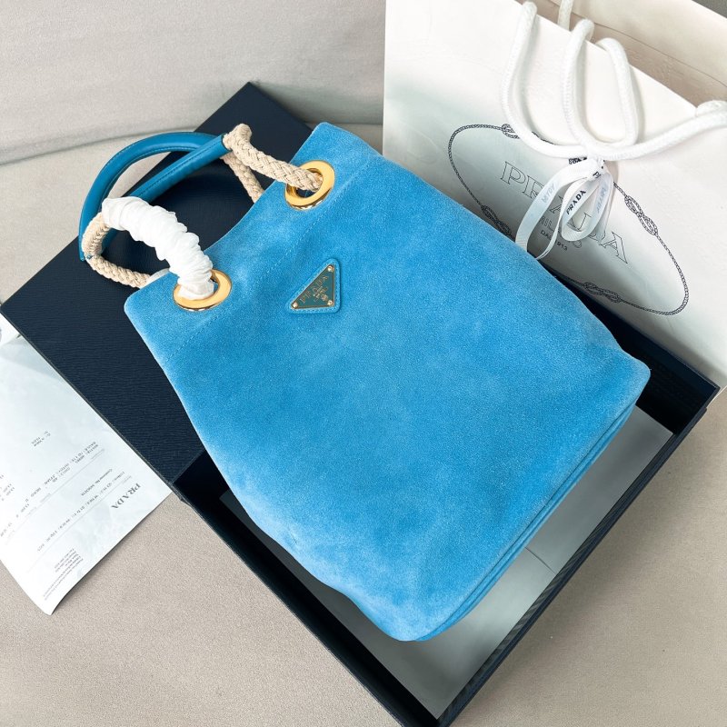 Сумка ведро замшевая 1BE082 23 см