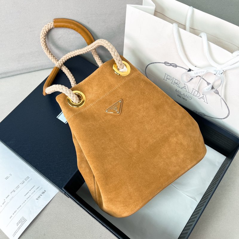 Сумка ведро замшевая 1BE082 23 см