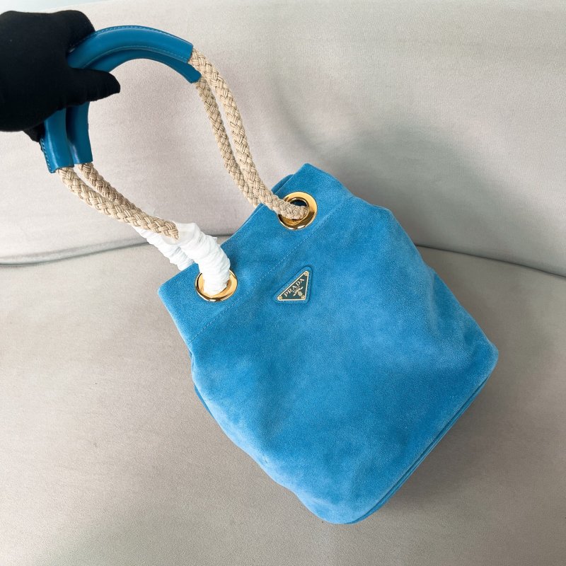 Сумка ведро замшевая 1BE082 23 см фото 2