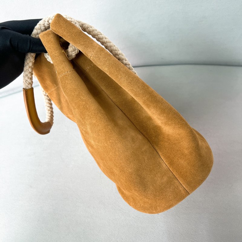 Сумка ведро замшевая 1BE082 23 см фото 3