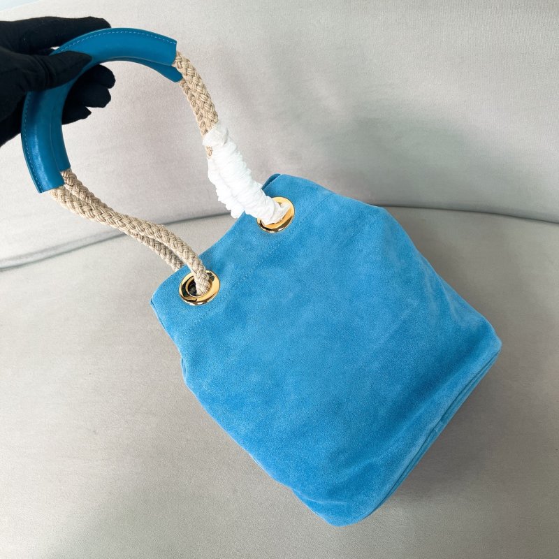 Сумка ведро замшевая 1BE082 23 см фото 4