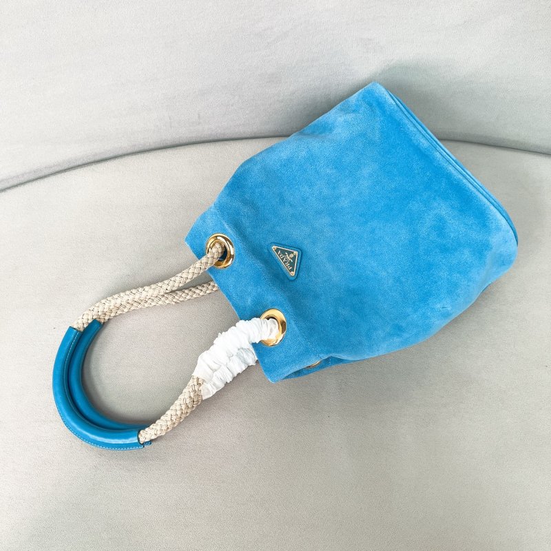 Сумка ведро замшевая 1BE082 23 см фото 5