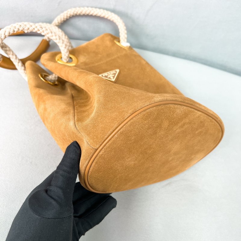 Сумка ведро замшевая 1BE082 23 см фото 7