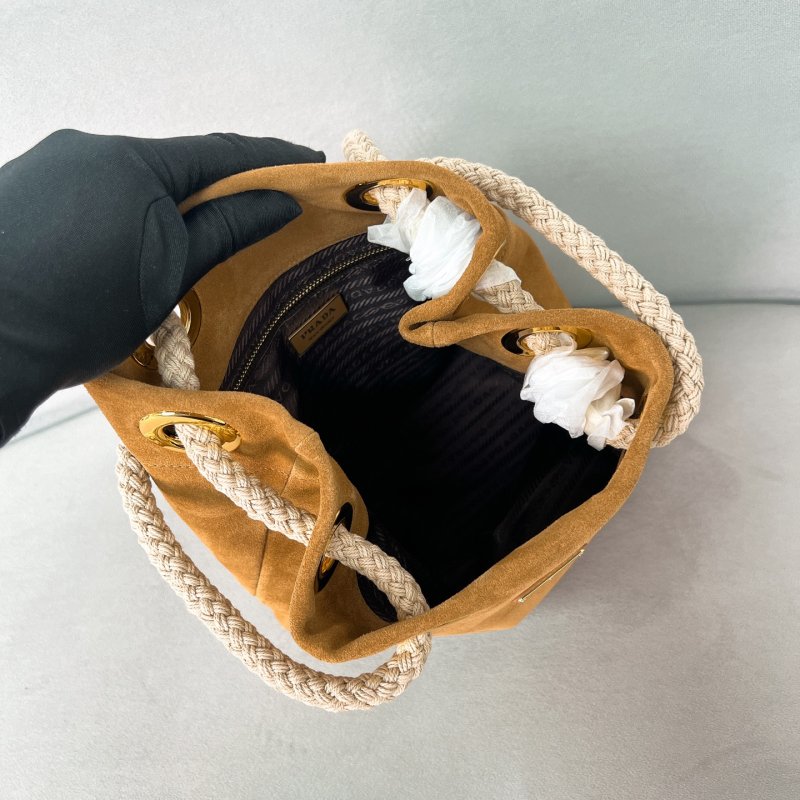 Сумка ведро замшевая 1BE082 23 см фото 8