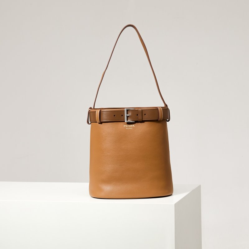 Сумка ведро женская кожаная 26 см 1BE085