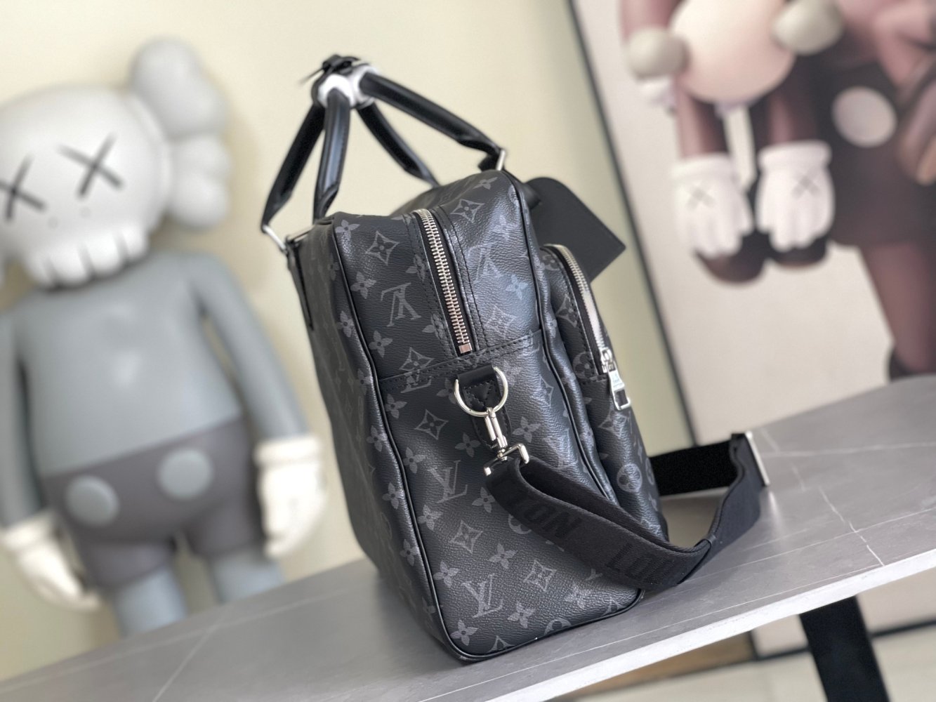 Сумка Weekender из канвы Monogram Eclipse 46 см фото 2