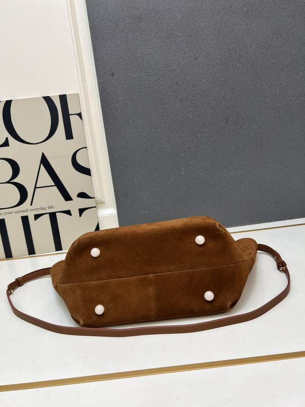 A bag suede 21 cm фото 7