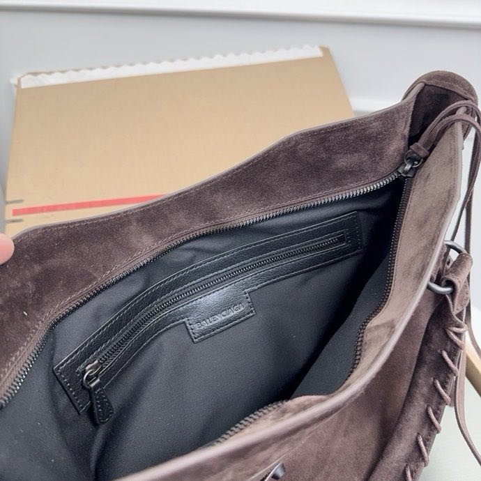 Сумка замшевая 38 см фото 2