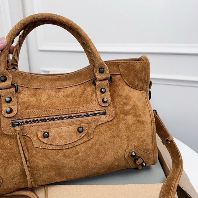 Сумка замшевая 38 см фото 3