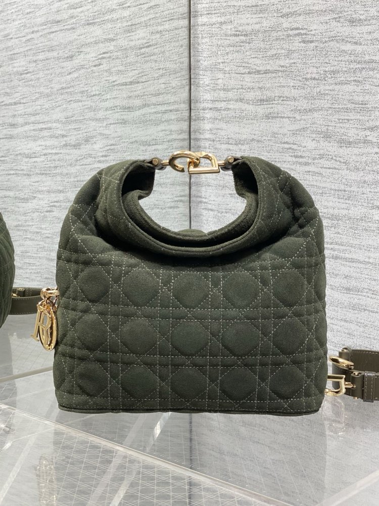 Сумка замшевая Dior Toujours Hobo 24 см