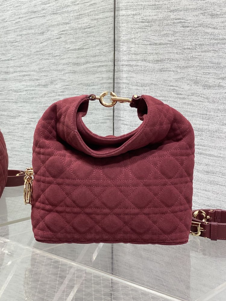 Сумка замшевая Dior Toujours Hobo 24 см