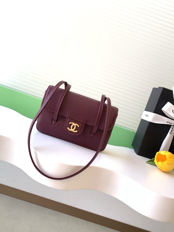 Сумка женская 26P Preppy Coco из зернистой кожи AP5068