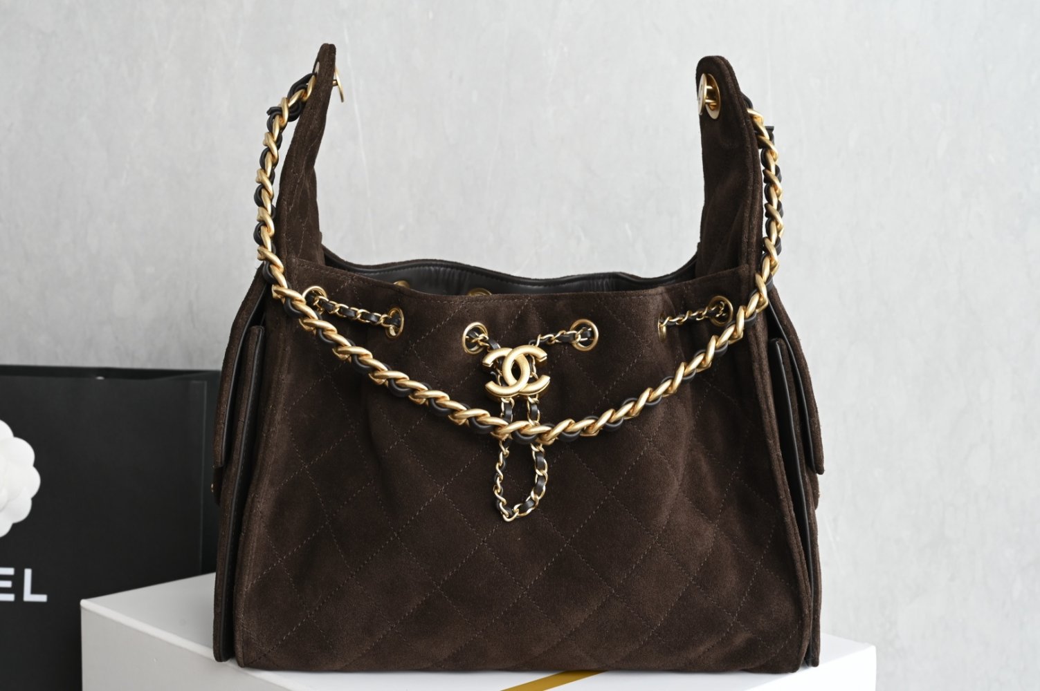 Сумка женская кожаная Chanel 25 Medium 30 см