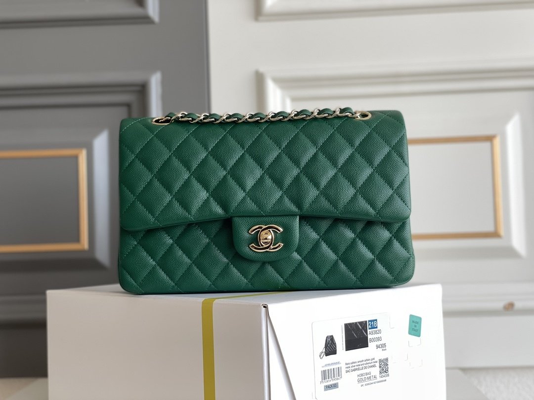 Сумка женская кожаная Classic Flap Medium 25 см