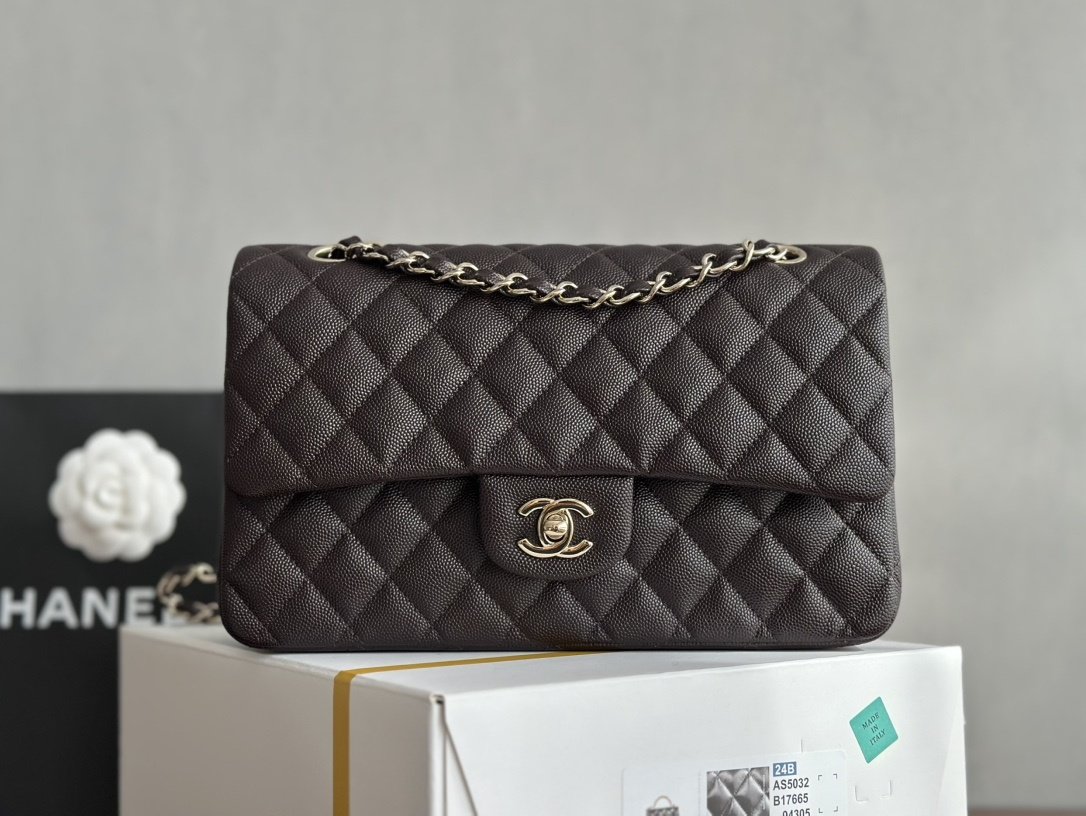 Сумка женская кожаная Classic Flap Medium 25 см
