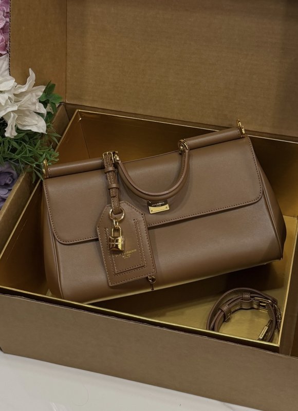 A bag women's leather My Sicilly 30 cm