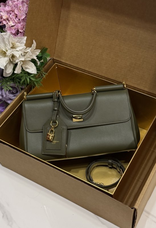 A bag women's leather My Sicilly 30 cm