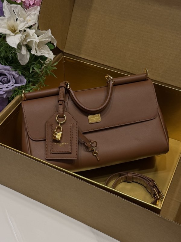 A bag women's leather My Sicilly 30 cm