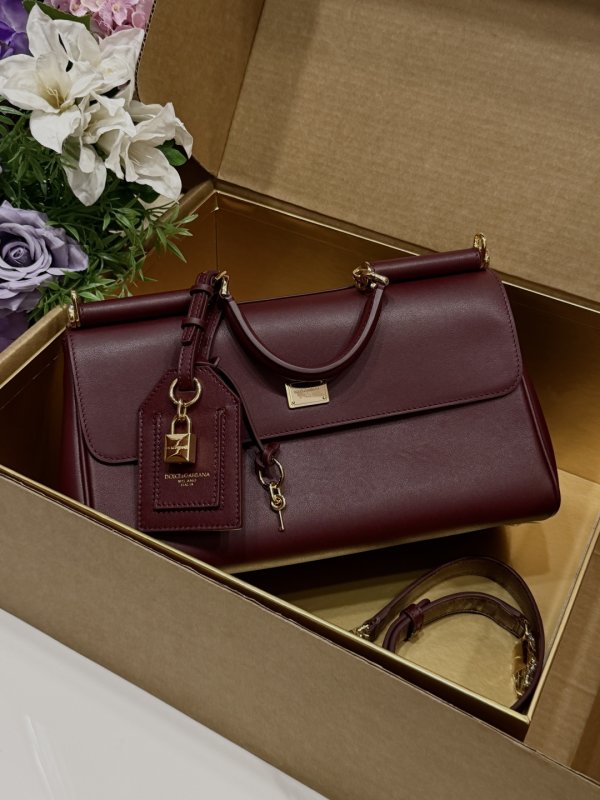 A bag women's leather My Sicilly 30 cm
