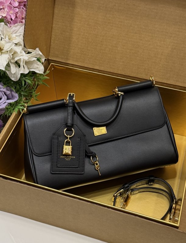 A bag women's leather My Sicilly 30 cm