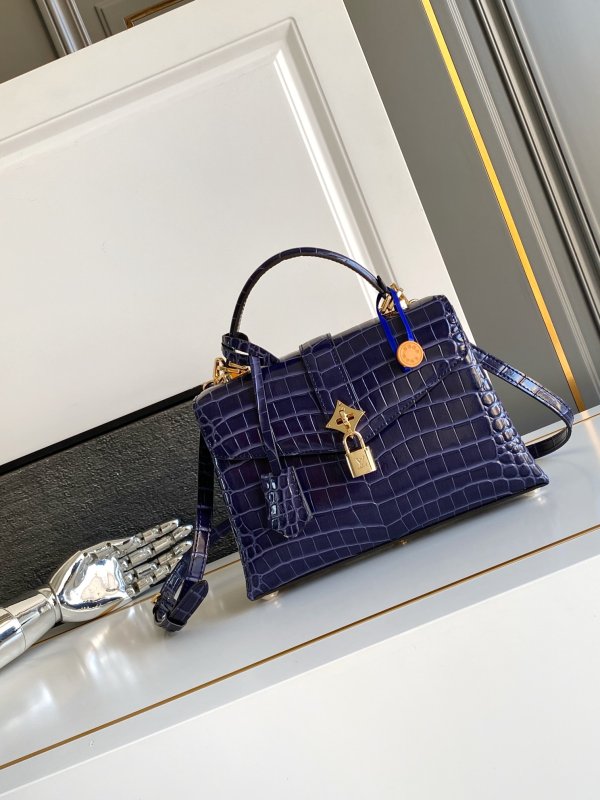 Сумка женская Rose Des Vents 27 см из кожи крокодила