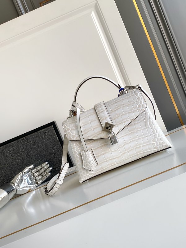 Сумка женская Rose Des Vents 27 см из кожи крокодила