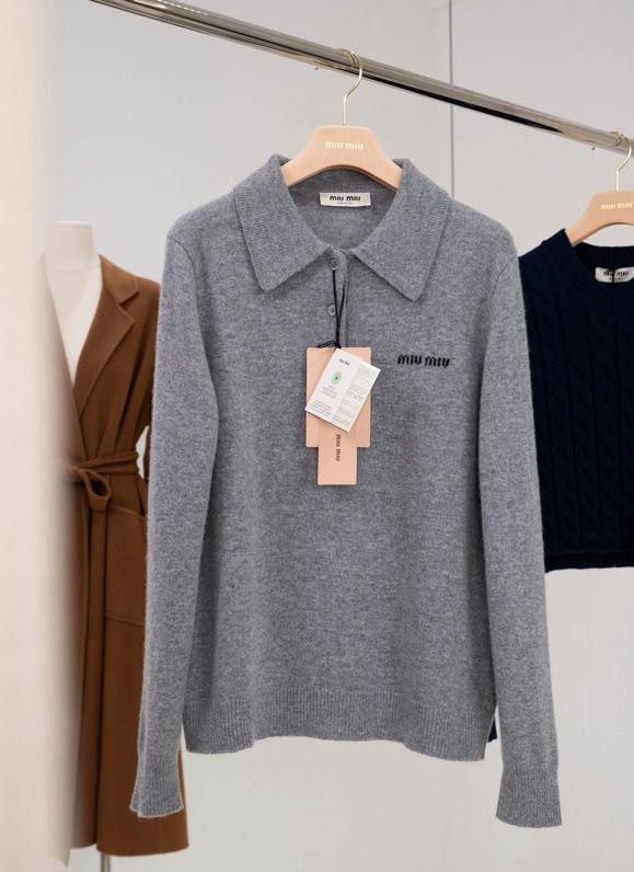 Свитер поло женский