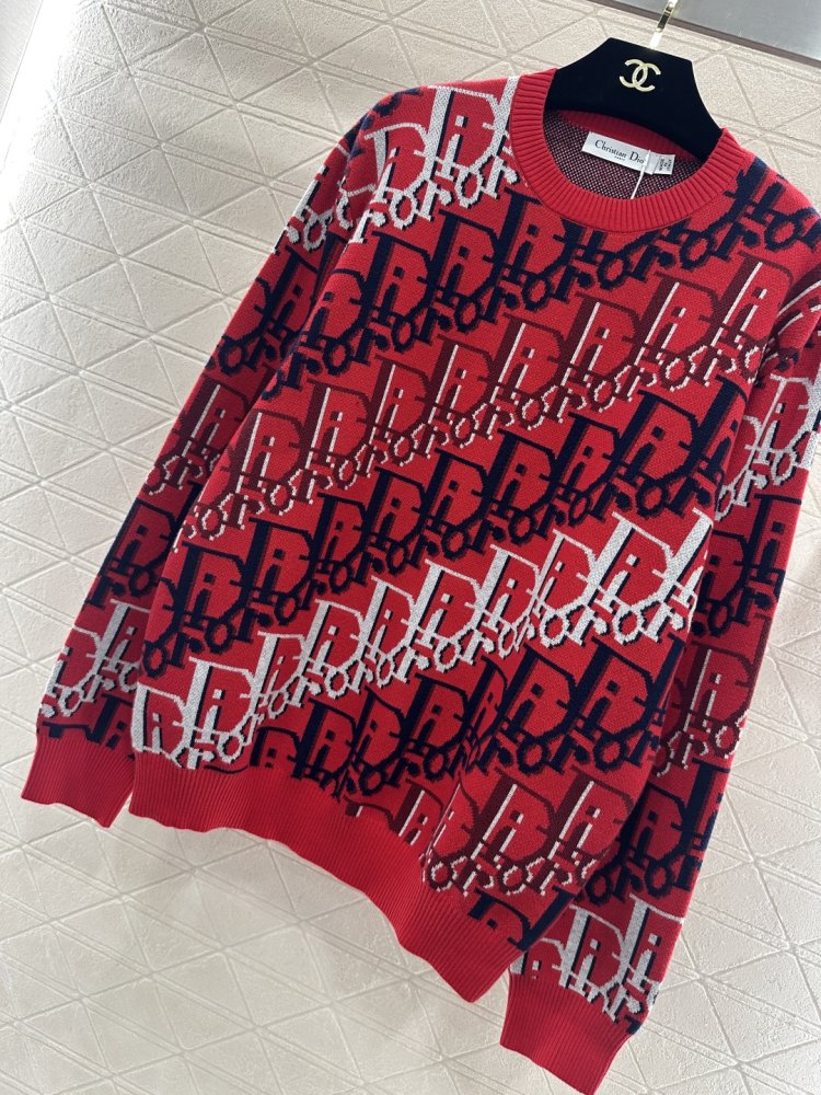 Свитер пуловер из жаккардовой вязки с круглым вырезом фото 5