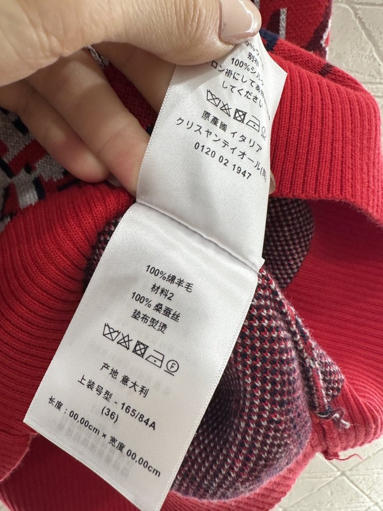 Свитер пуловер из жаккардовой вязки с круглым вырезом фото 9