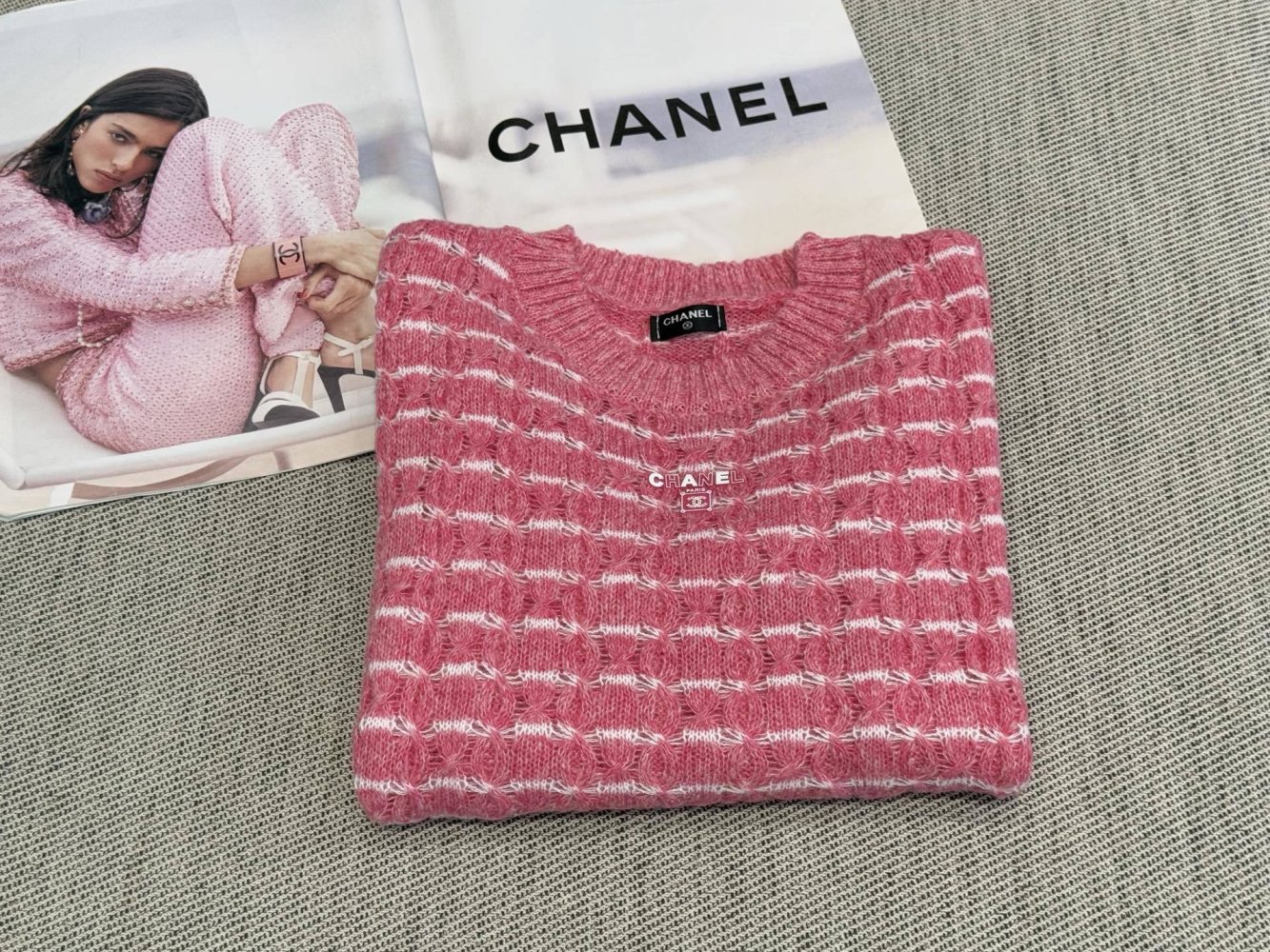 Свитшот в рожеву смужку фото 5