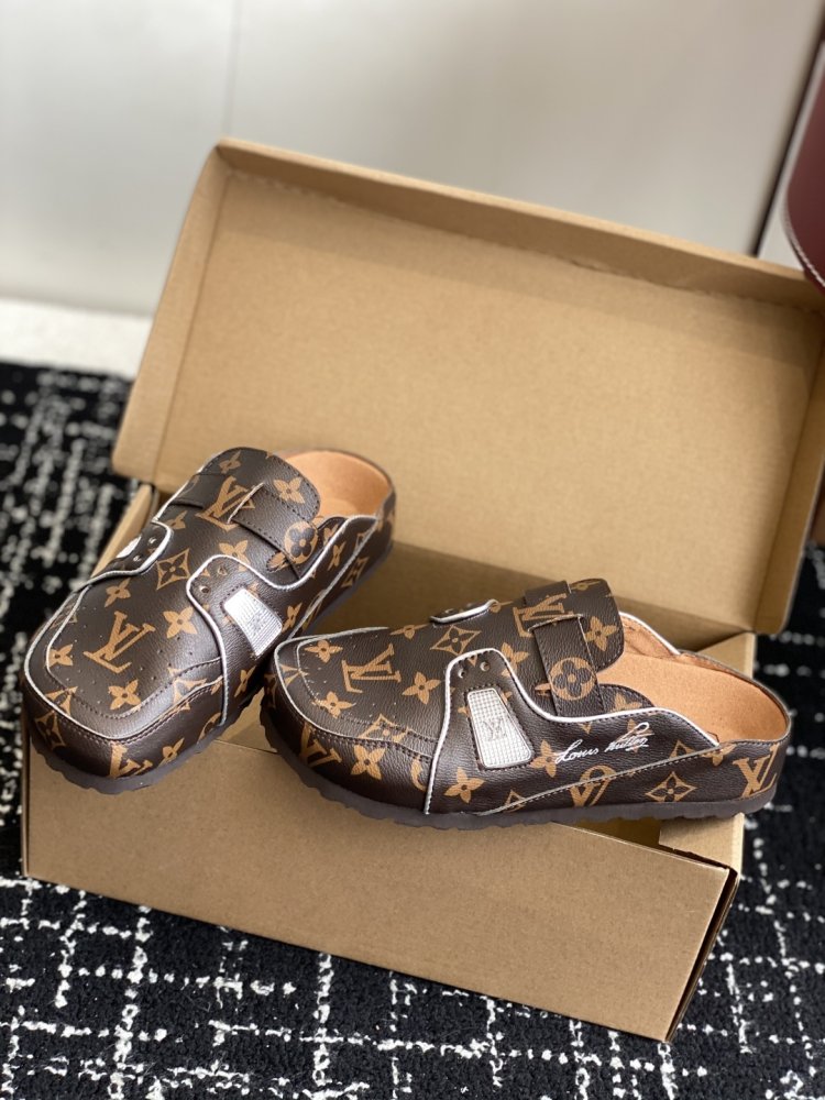 Капці Birkenstock x LV фото 3