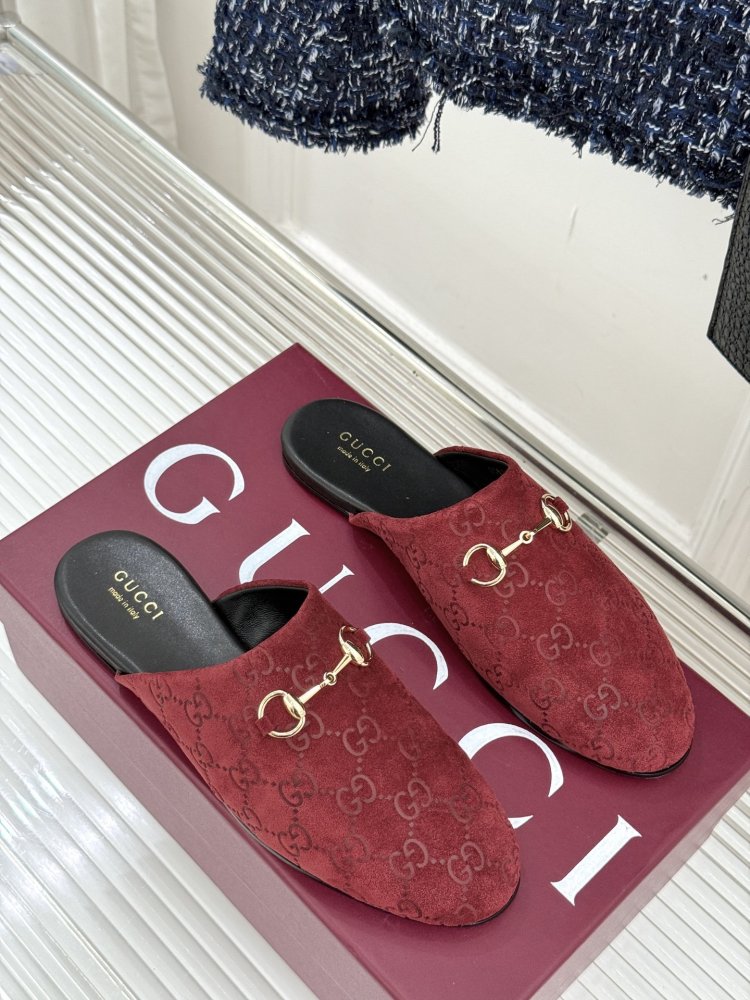 Slippers leather women's фото 3