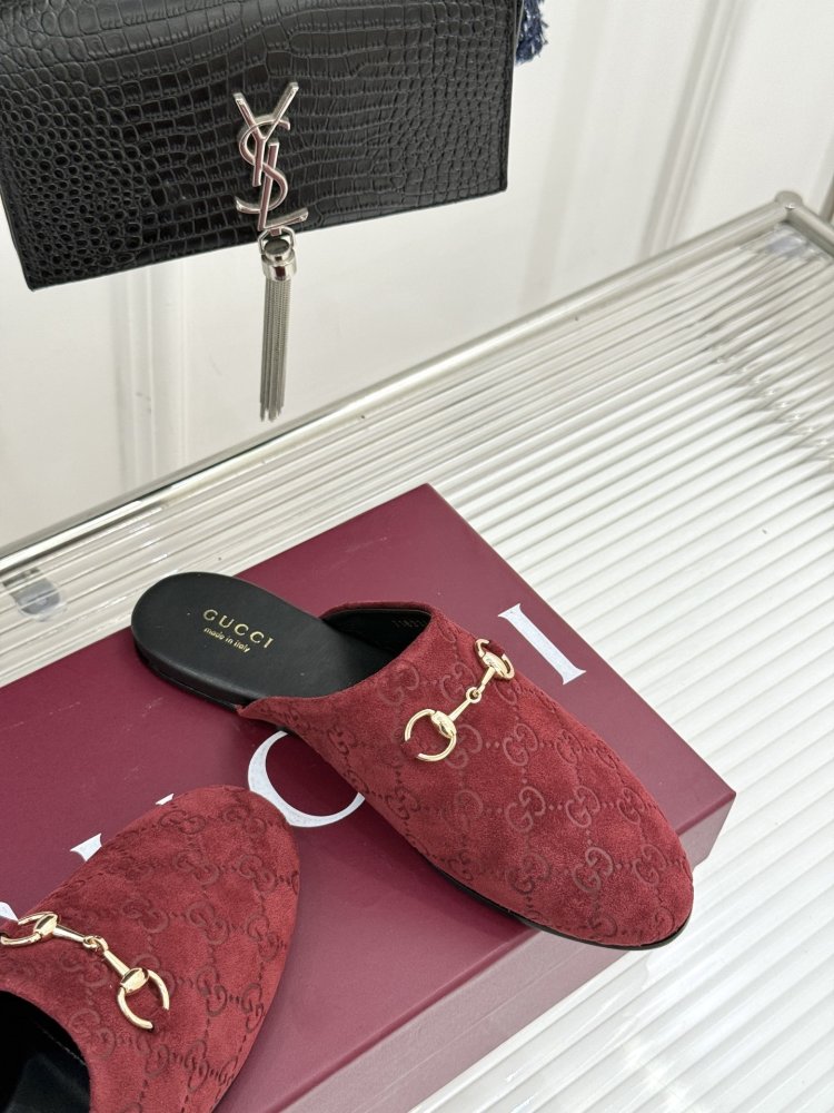 Slippers leather women's фото 5