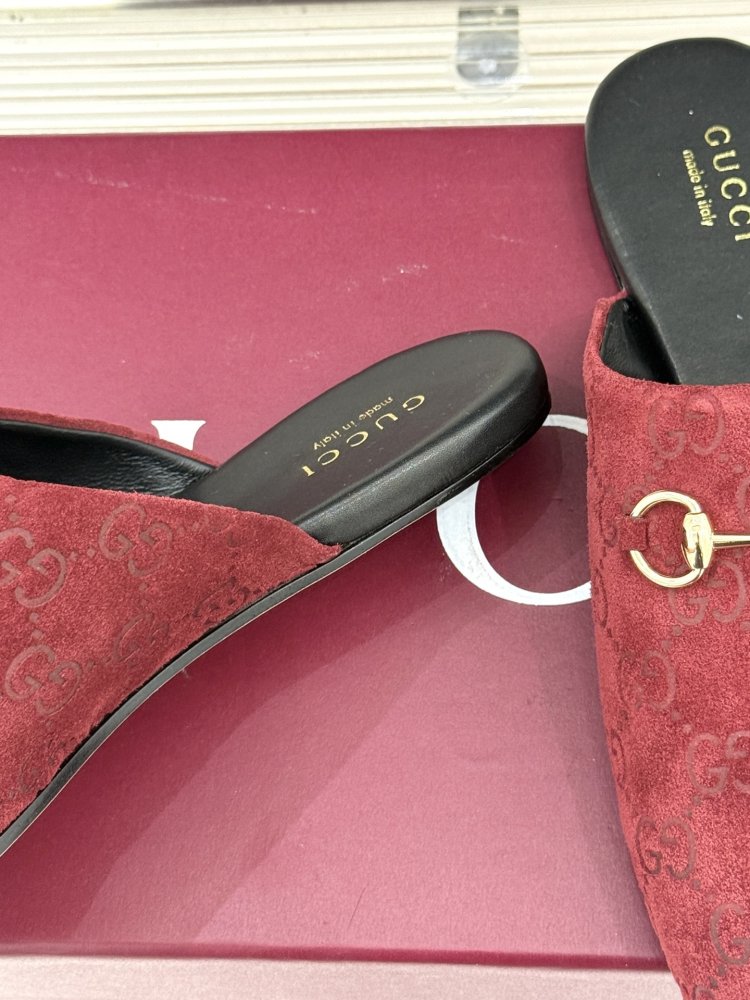 Slippers leather women's фото 6