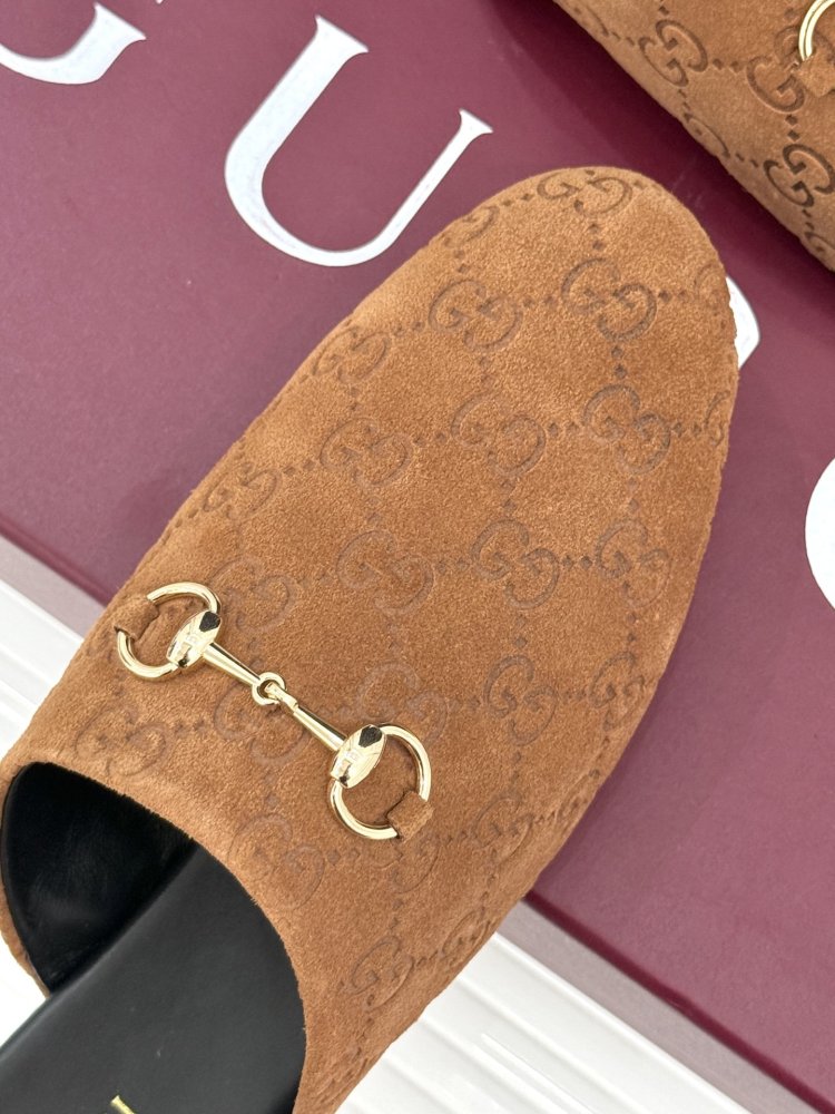 Slippers leather women's фото 7