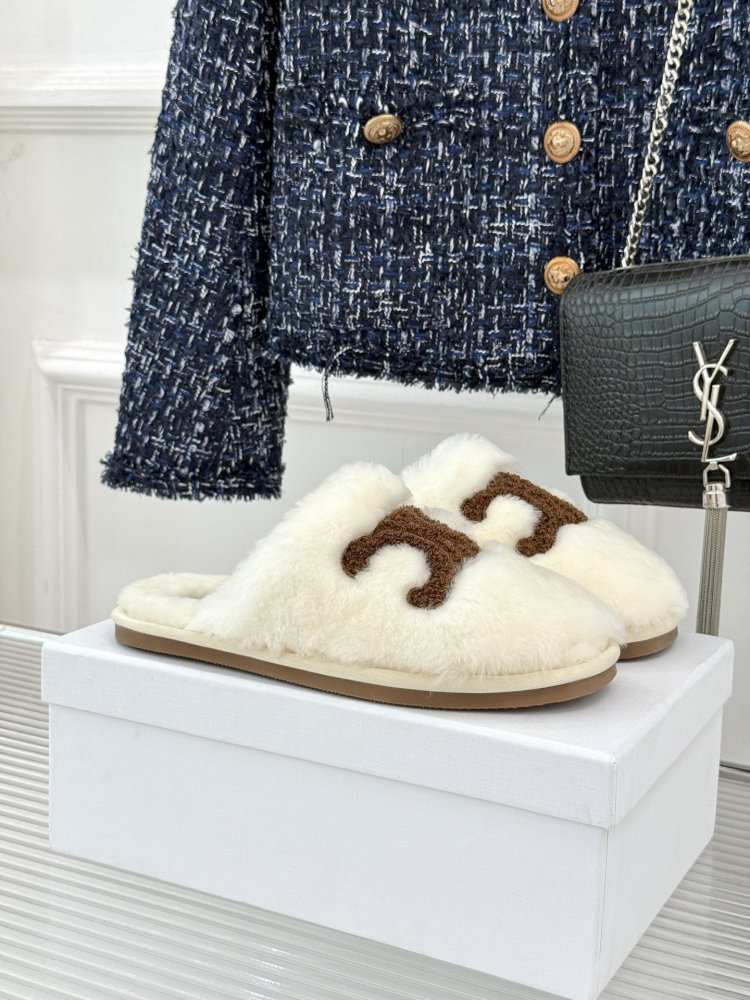 Slippers fur women's